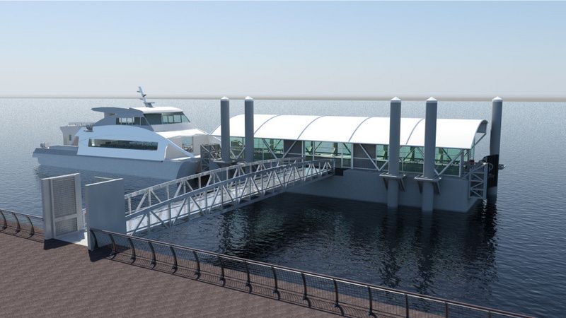 Citywide Ferry Landing Renderings-Hornblower-NYCEDC-Bill de Blasio-NYC