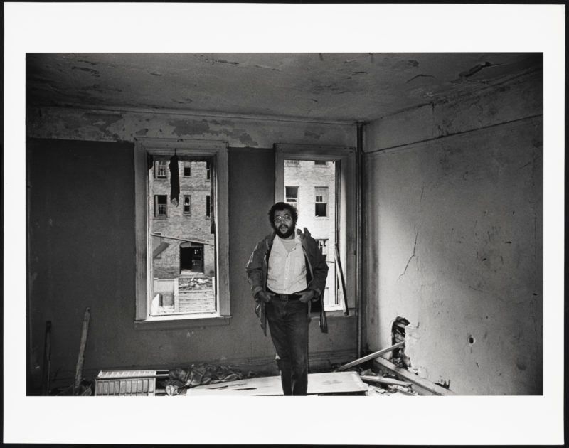 Mel Rosenthal in his old bedroom in the South Bronx