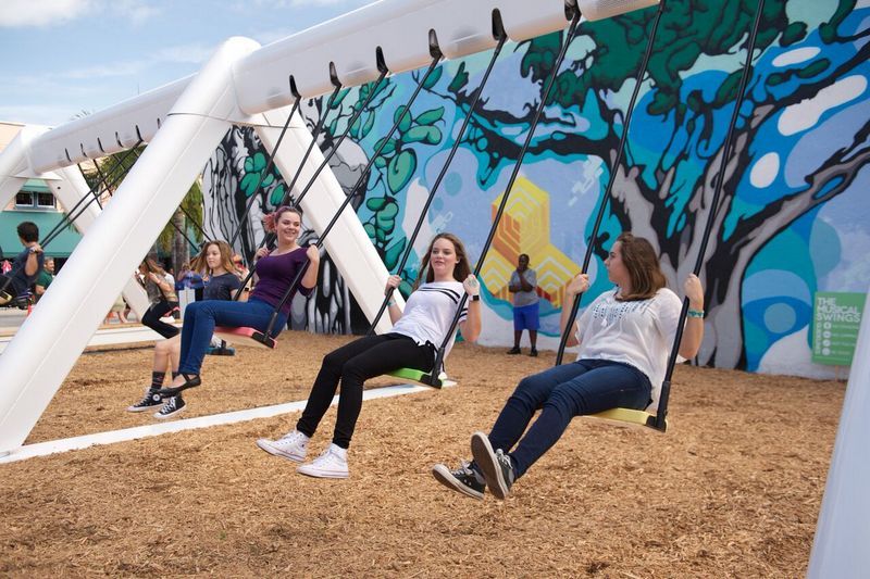 The Swings An Exercise in Musical Cooperation Brookfield Place Untapped Cities AFineLyne