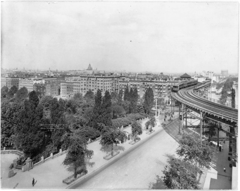 9th Avenue Elevated-Morningside Park-Suicide Curve-110th Street-NYC