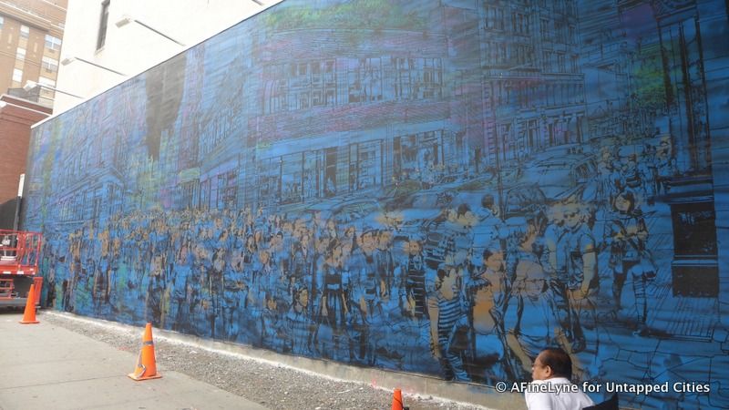 Bowery Wall at Houston Street Logan Hicks Untapped Cities AFineLyne