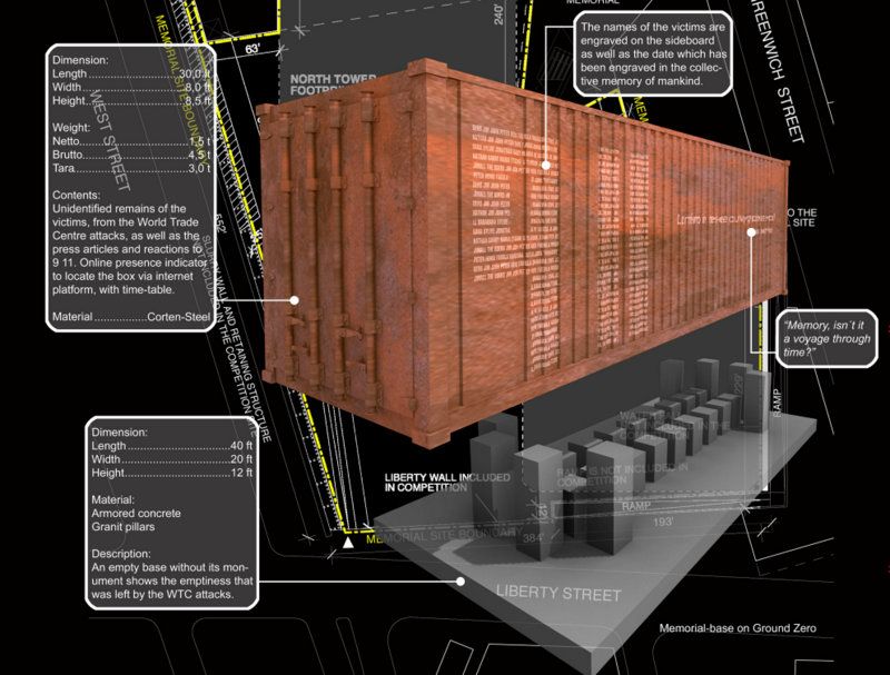 9-11 Memorial-Competition Submissions-2003-NYC That Never Was-World Trade Center. Levine