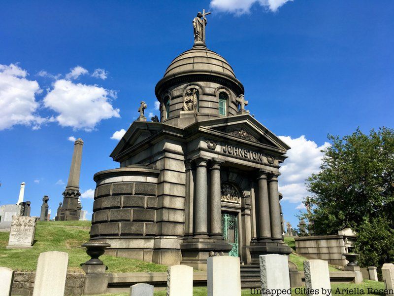 Calvary Cemetery Johnston Mausoleum