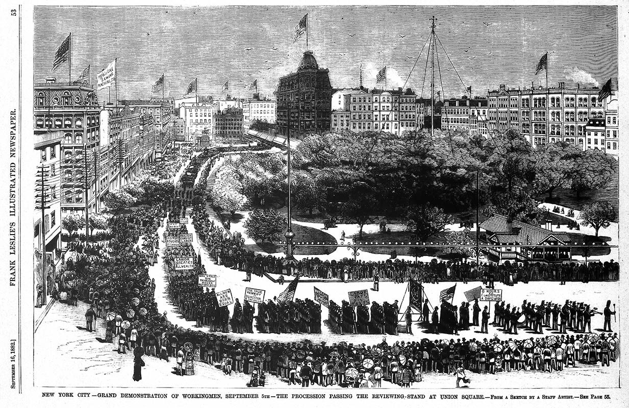 First Labor Day Parade