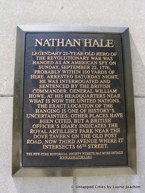 nathan-hale-plaque-63rd-street