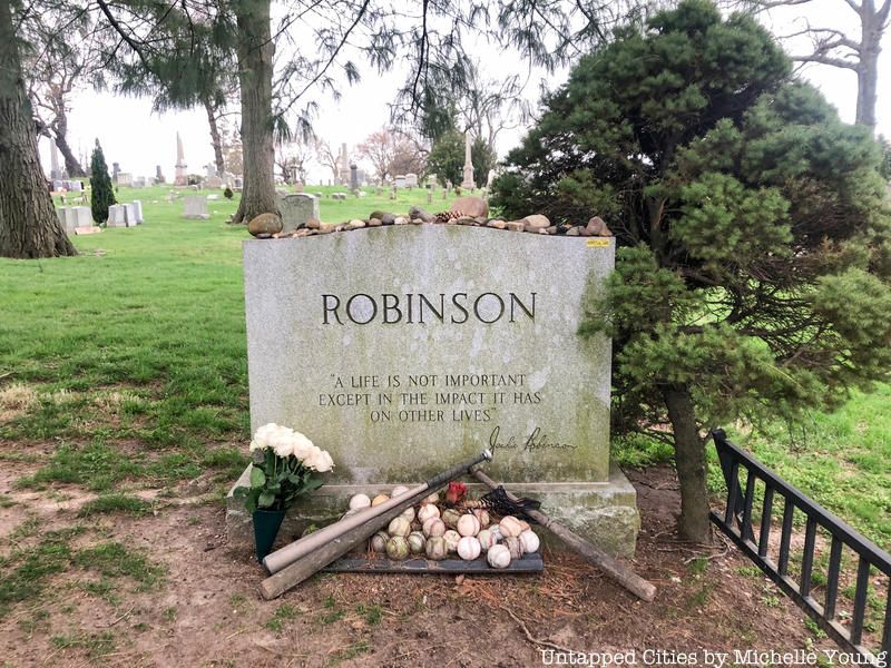 Jackie Robinson's tomb