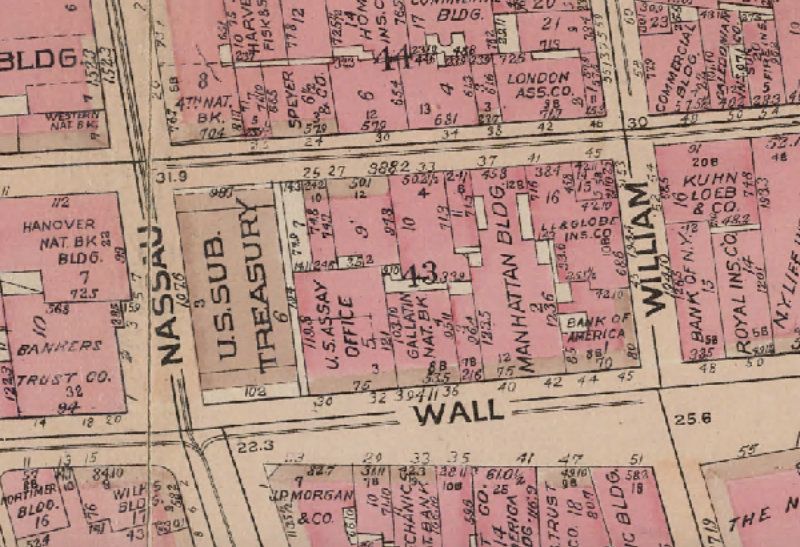 lower-manhattan-wall-street-map-40-wall-street-g-w-bromley-co-map-1911-nyc