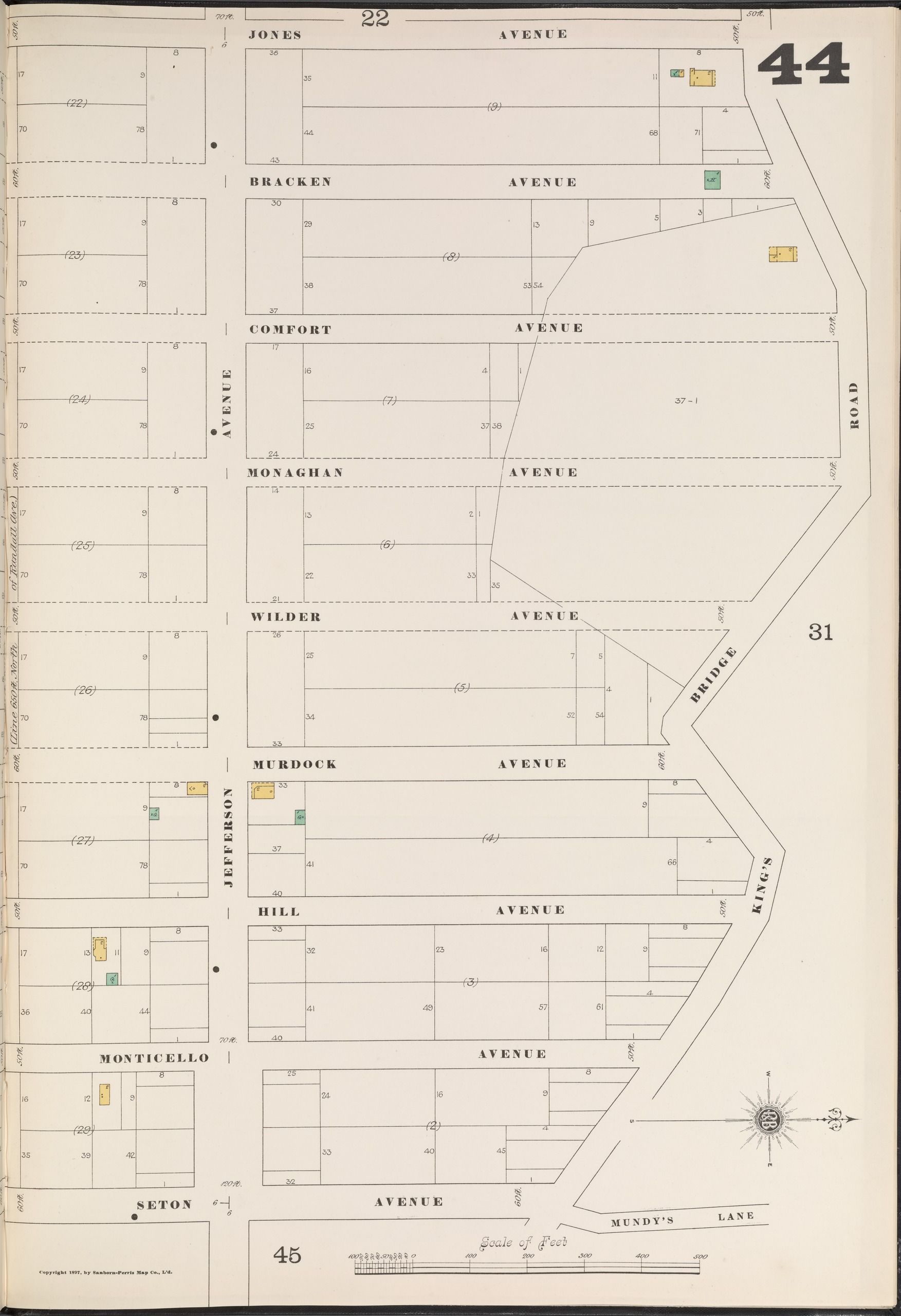 A map of the Bronx