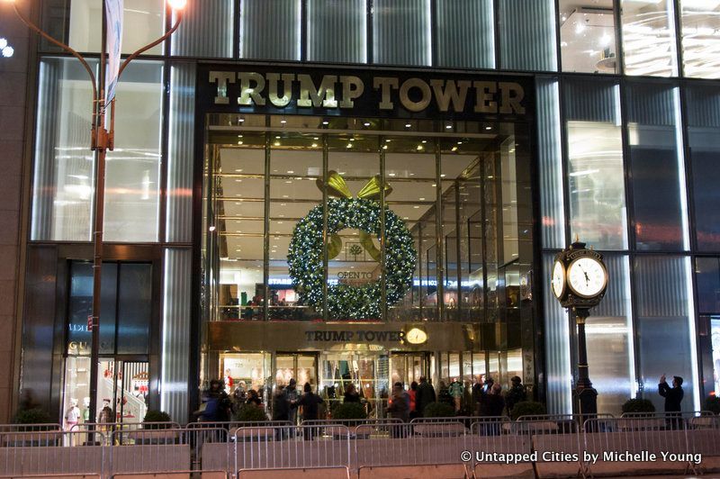 Trump Tower lobby facade