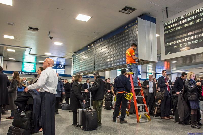 Penn Station Departure Board-Removal-Demolition-2017-NYC-001