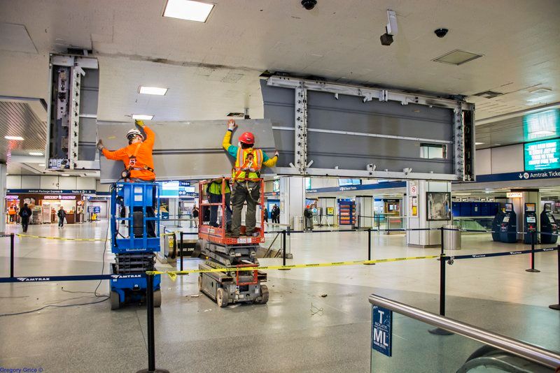 Penn Station Departure Board-Removal-Demolition-2017-NYC-007