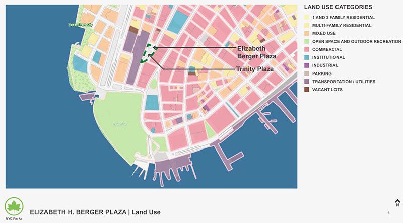 Schematic Elizabeth H. Berger Plaza Untapped Cities AFineLyne