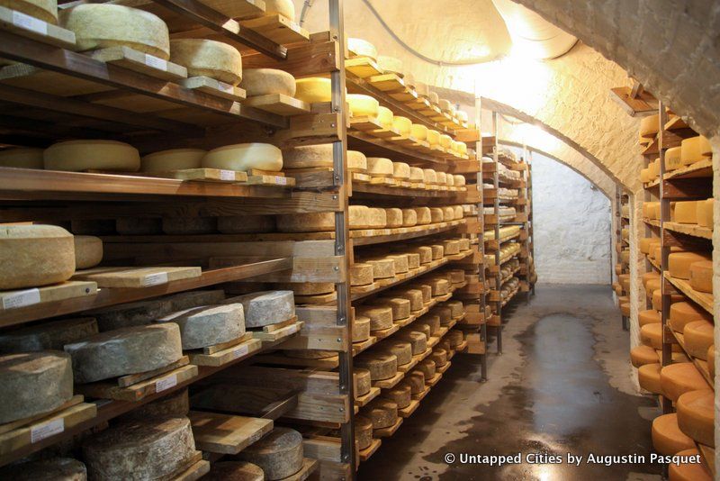 Behind the Scenes inside Crown Finish Caves, Where Cheese Ages in Beer ...