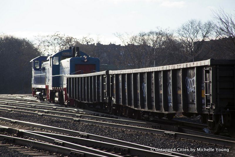 Floating Freight Barge Train Rail Line-New York New Jersey Rail-65th Street Rail Yard-Greenville-New Jersey-Port Authority NY NJ-Brooklyn-NYC