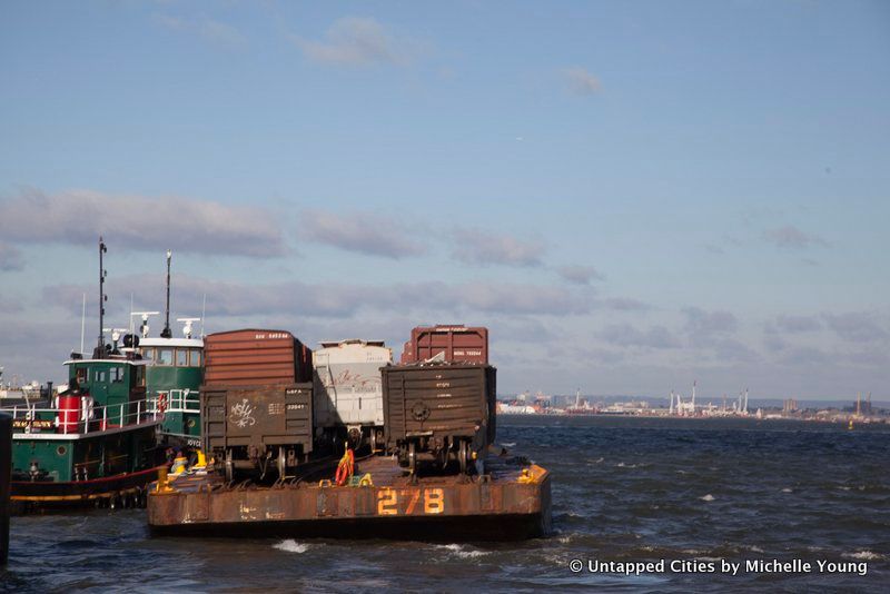 Floating Freight Barge Train Rail Line-New York New Jersey Rail-65th Street Rail Yard-Greenville-New Jersey-Port Authority NY NJ-Brooklyn-NYC_24