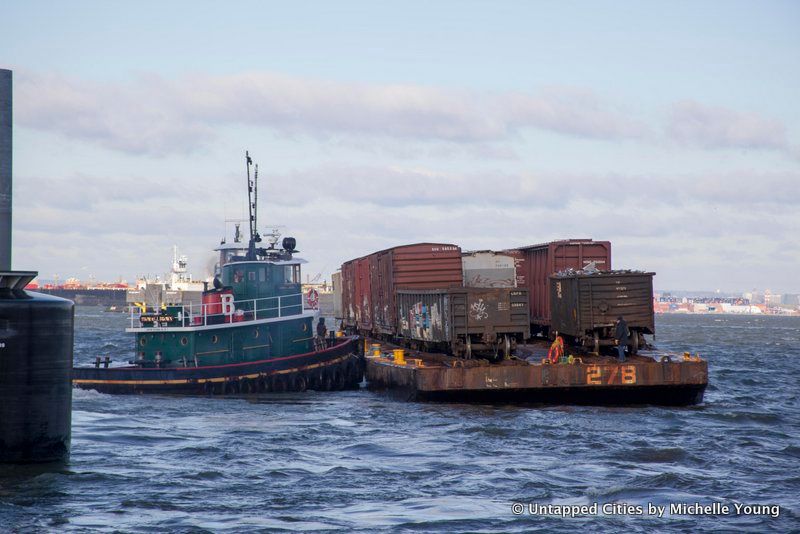 Floating Freight Barge Train Rail Line-New York New Jersey Rail-65th Street Rail Yard-Greenville-New Jersey-Port Authority NY NJ-Brooklyn-NYC_25