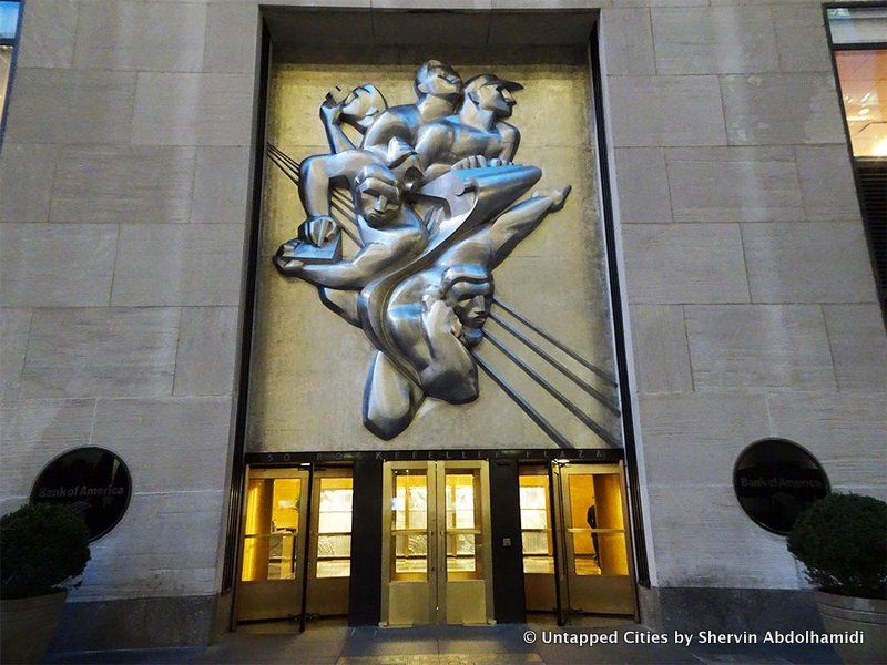 Isamu Noguchi-News-Associated Press-Relief-50 Rockefeller Plaza-Bank of America-NYC