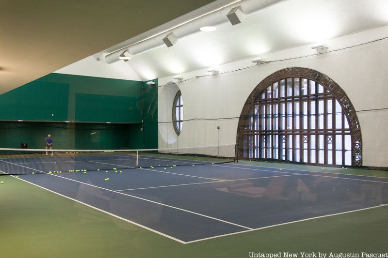 Tennis court in grand central