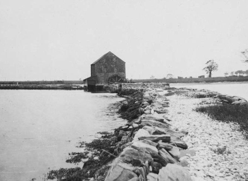 Gerritsen Grist Mill-Historic Vintage Photograph-Marine Park-Brooklyn-NYC