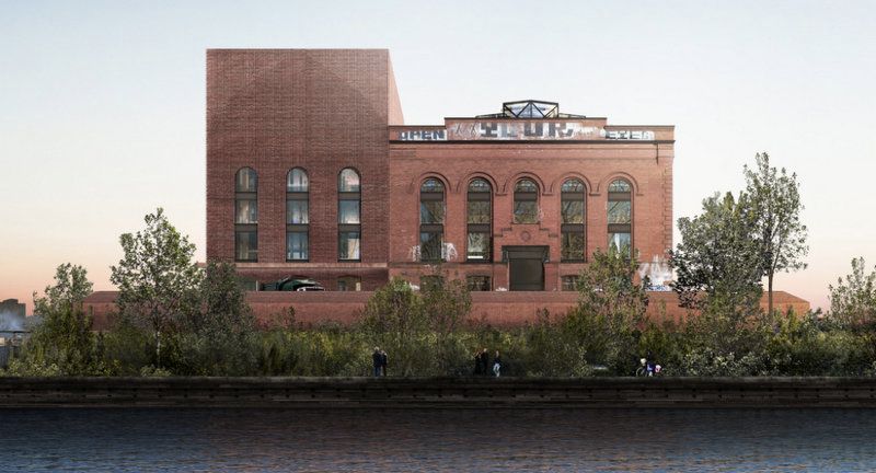 Herzog & de Meuron-rendering Gowanus Bat Cave-Powerhouse-Brooklyn-NYC