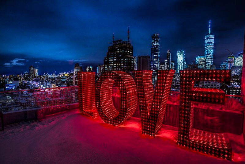 LOVE-Monumental Word Sculpture-Big Words-Laura Kimpton-Artist-James Hotel-Rooftop-NYC-002