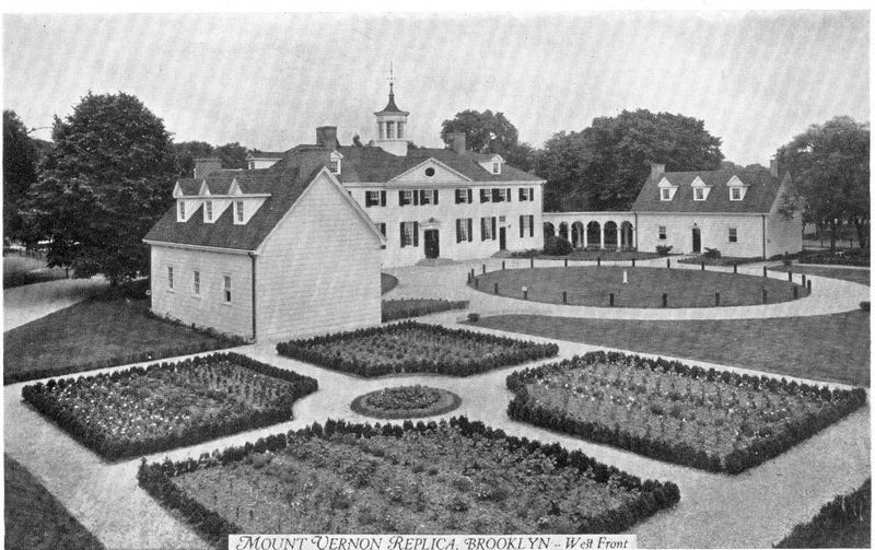 Replica of Mt Vernon-Prospect Park-Brooklyn-1932-Bicentennial George Washington Birthday-Robert Moses-NYC-2