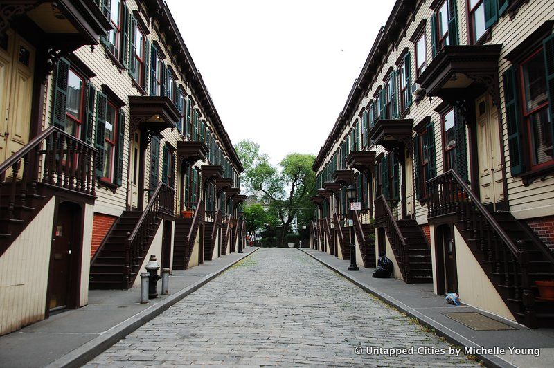 Sylvan Terrace-Washington Heights-Moris Jumel Mansion-Film Locations-NYC