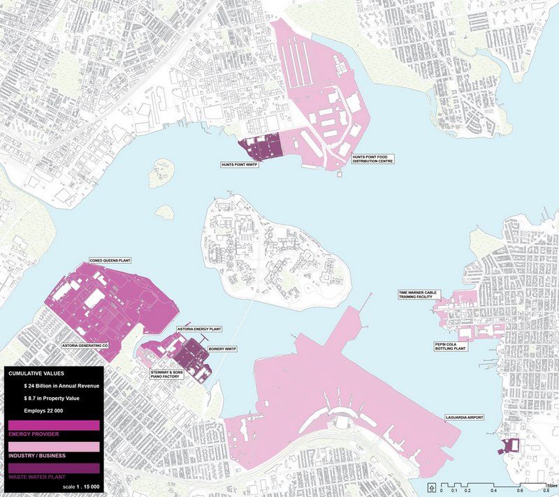 Rikers Island-Queens-Bronx-Waterfront Industry Value-NYC