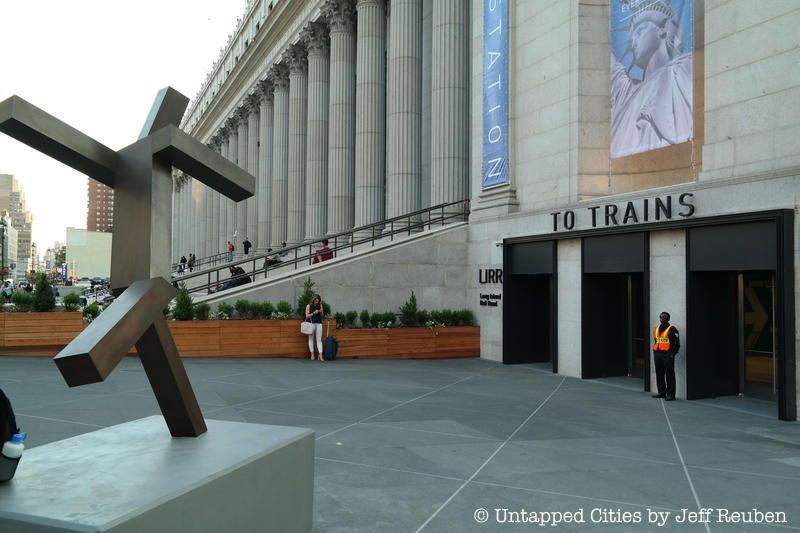 Moynihan Train hall entrance, one of the Succession filming locations