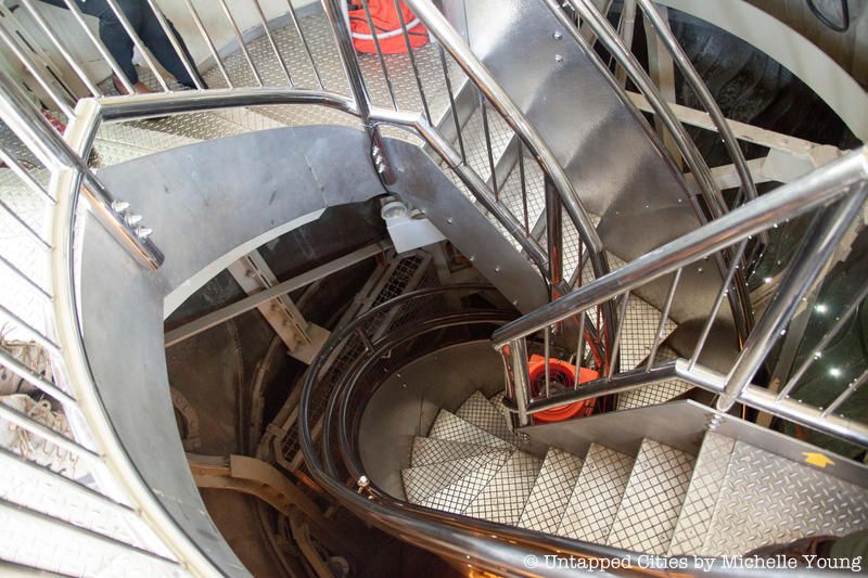 Staircase inside the Statue of Liberty