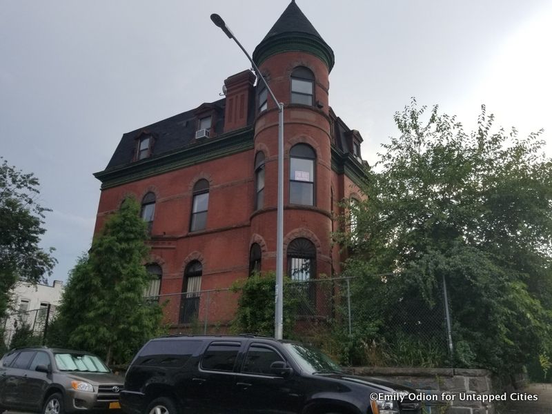 Lipsius Cook Mansion, built in the Romanesque Revival style by architect Theobald Engelhardt. 