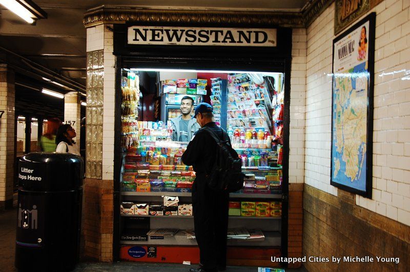 pretzel vendor in the subway