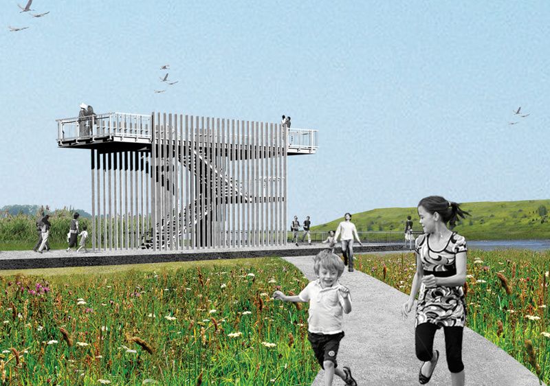 Rendering of Freshkills Park