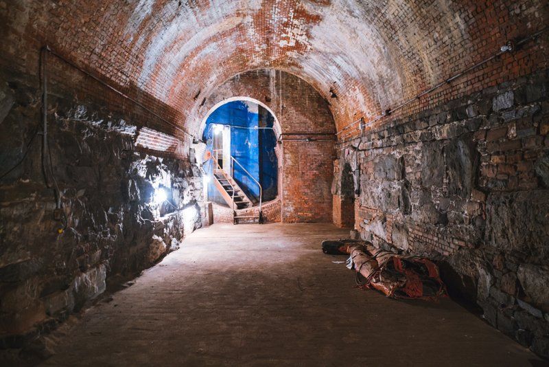 Inside the Brooklyn Bridge Champagne vault