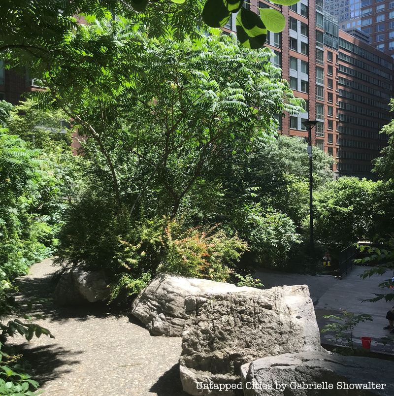 Teardrop Park in Battery Park City