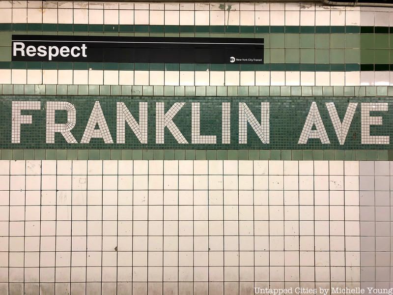 Aretha Franklin tribute in the Brooklyn subway