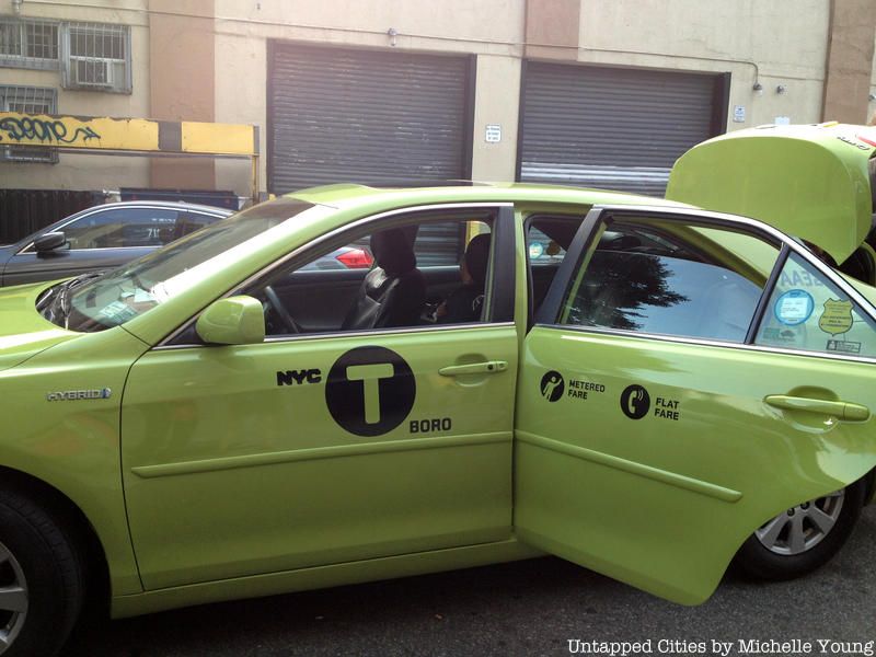 Green Boro taxi