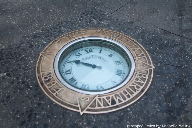 Barthman Clock on Maiden Lane