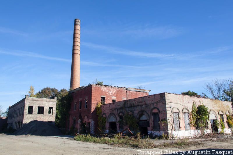 Abandoned powerplant on Hart Island