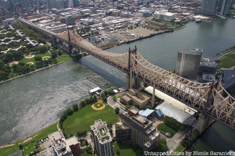 Aerial of Roosevelt Island