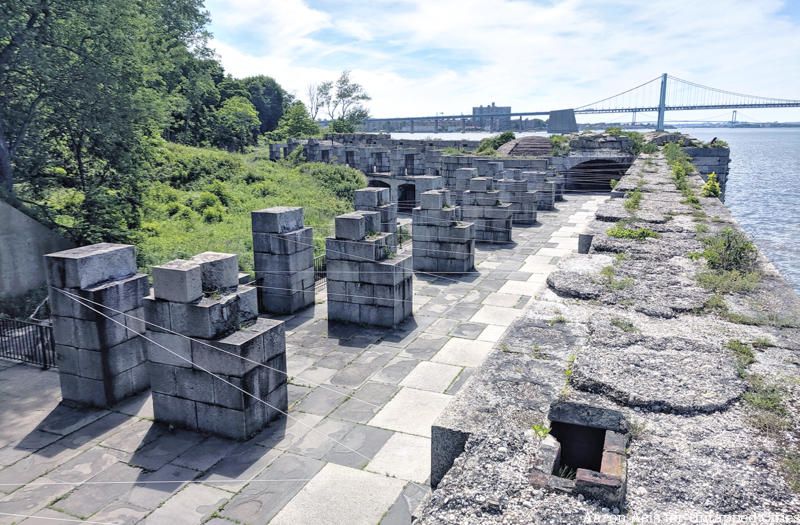 Fort Totten as seen from above