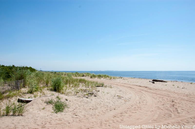 One of the hidden beaches of NYC