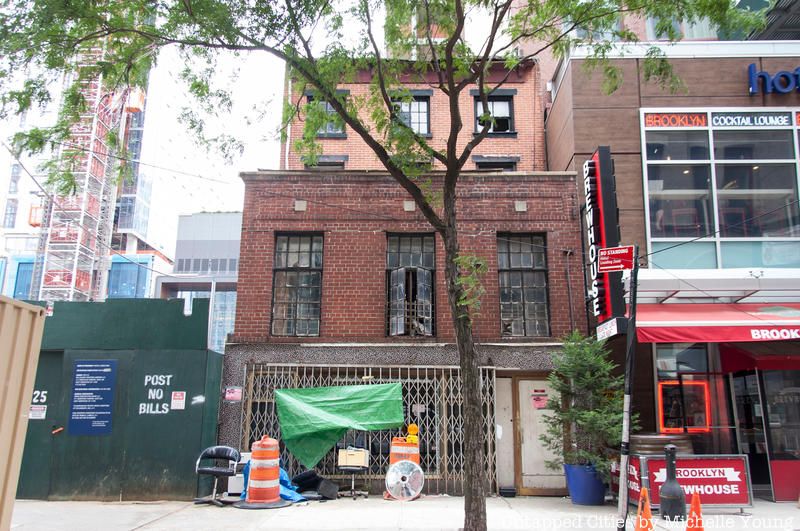 227 and 233 Duffield Street, believed to be stops on the Underground Railroad in New York City