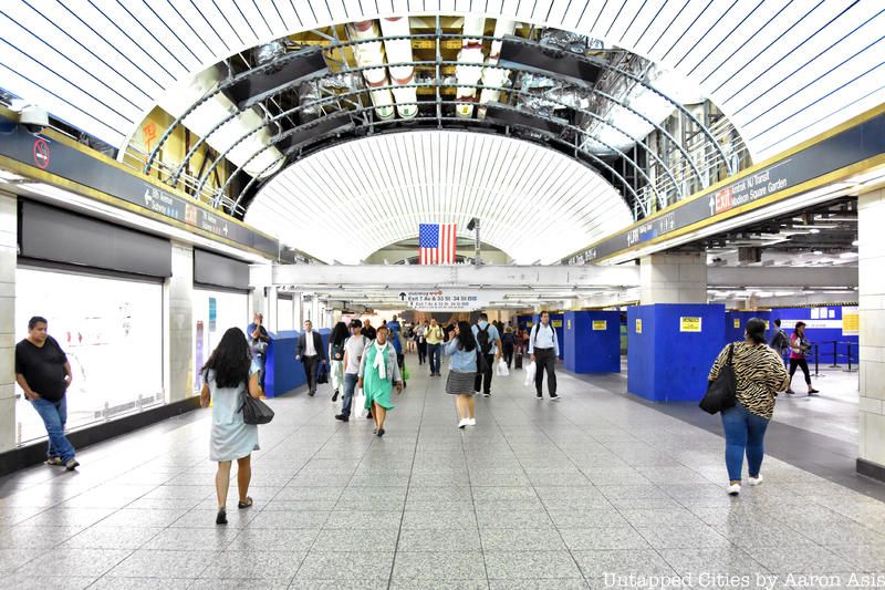 Penn Station under construction