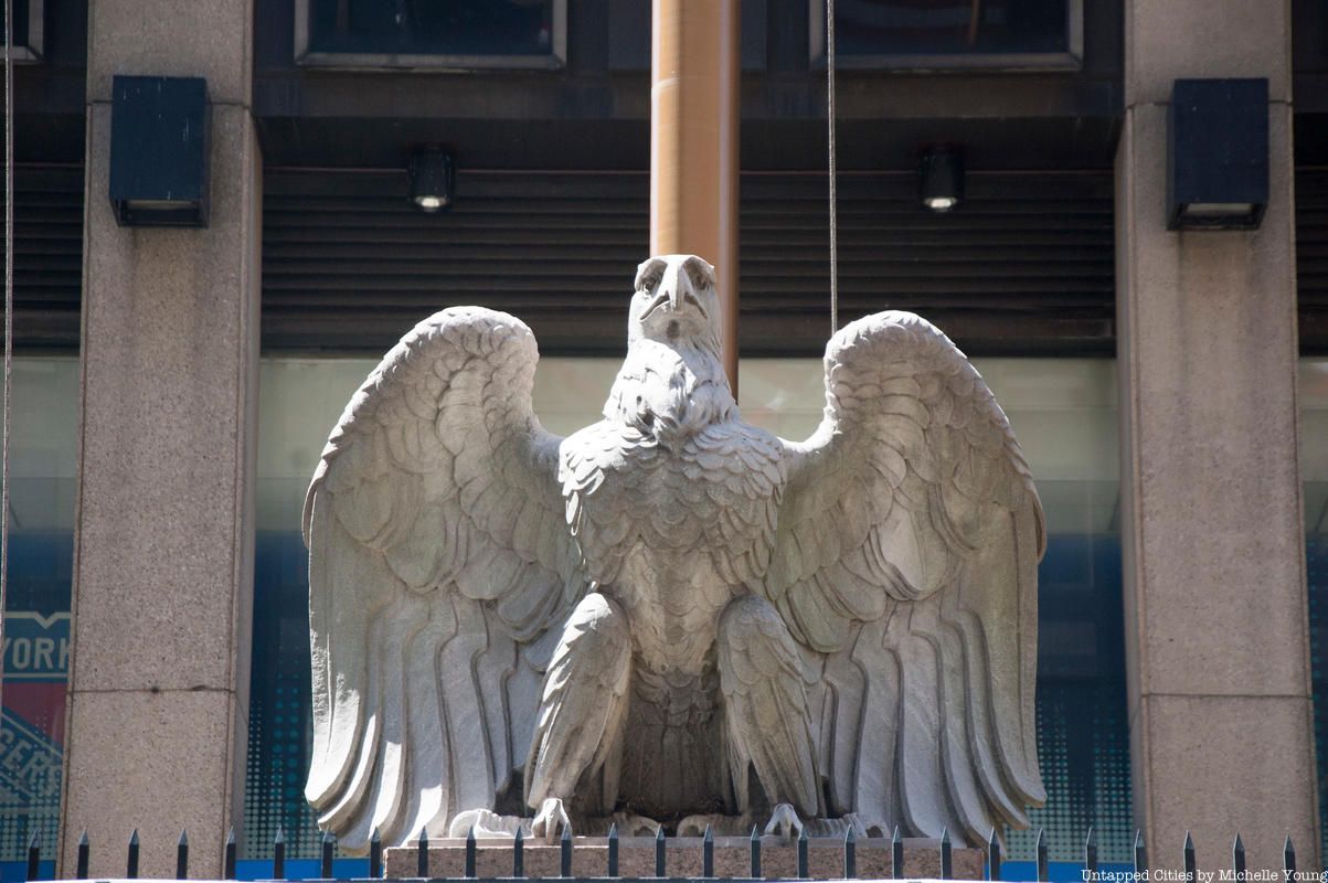 Penn Station eagle