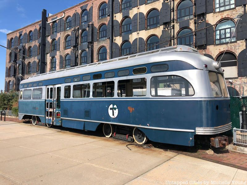 Boston trolley in Red Hook