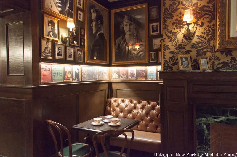 Inside the famous Chumley's restaurant, a Greenwich Village speakeasy from 1922