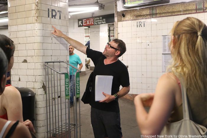 Justin Rivers, Untapped New York Tour Guide, on an Underground Tour of the NYC Subway