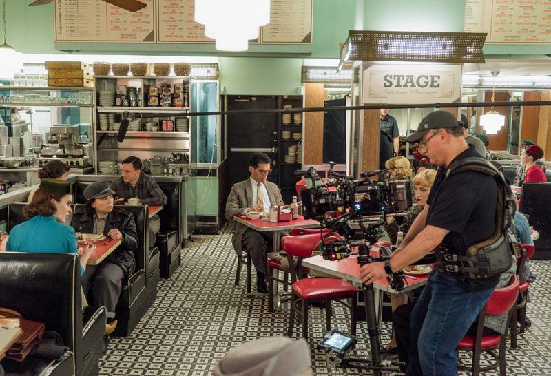 Marvelous Mrs Maisel set shot at Stage Deli