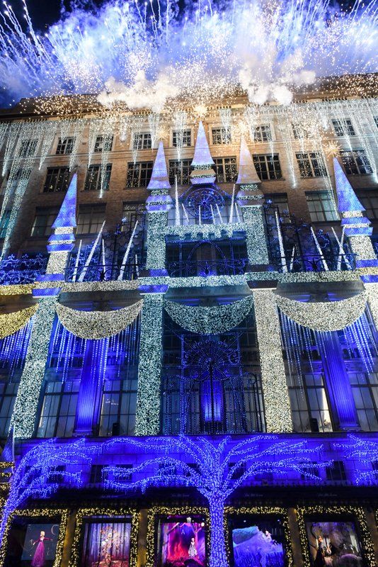 Saks Fifth Avenue 2019 NYC Holiday Windows with Frozen 2 theme